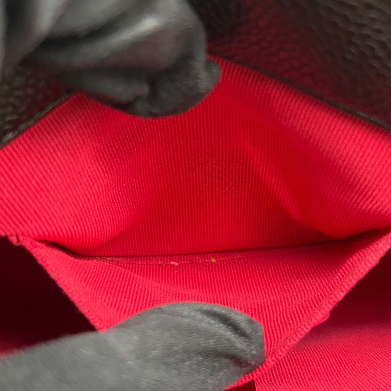 CHANEL Matelassé Mini Flap Bag - Black Caviar with Gold Hardware