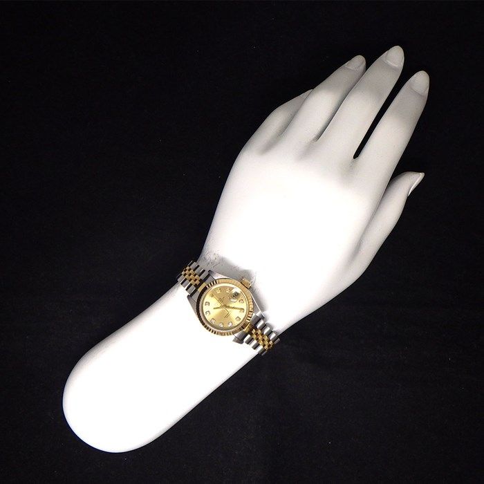 Rolex Datejust 79173G - Champagne Gold Dial, Diamond Index, 2000