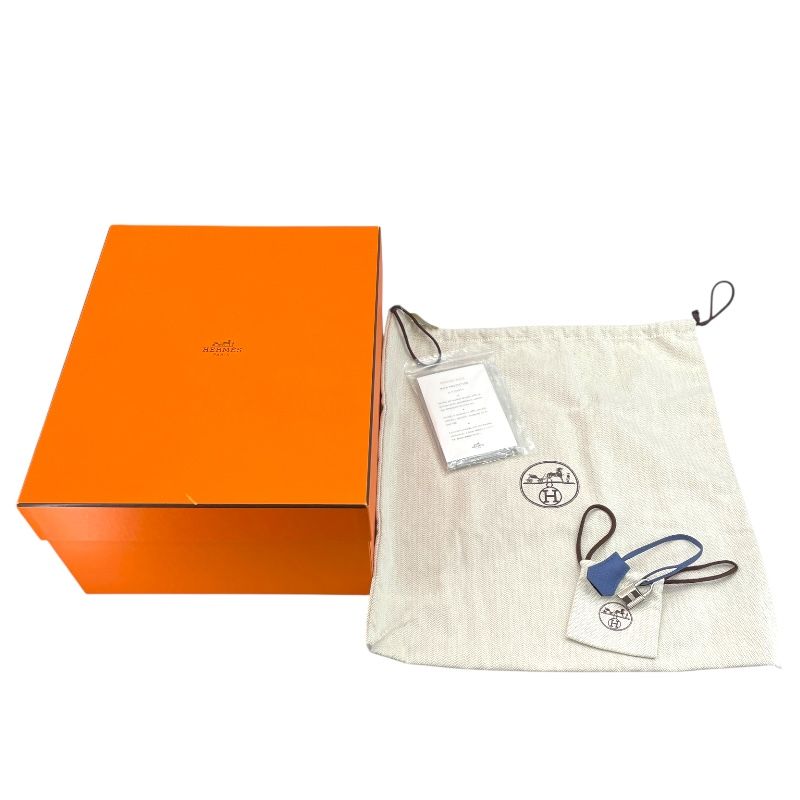 HERMES Birkin 30 C刻 Blue Brighton with Silver Hardware - Exquisite Craftsmanship