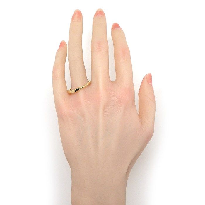 Tiffany & Co. Lock Ring in K18 Yellow Gold - Size 20