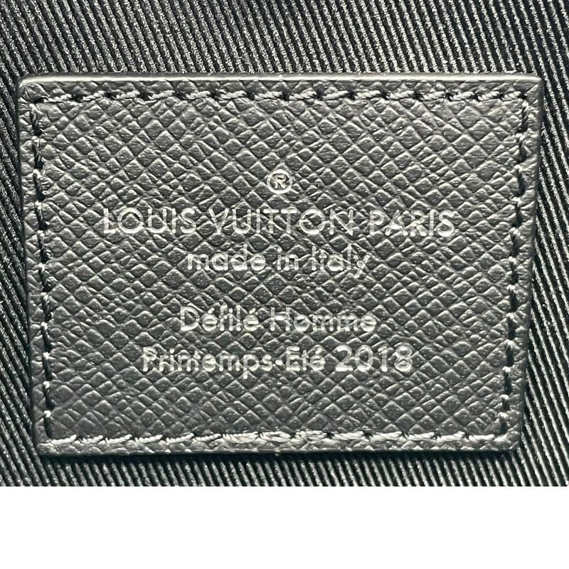Louis Vuitton Black Taiga Cabas Light Pouch - Exclusive Luxury Accessory