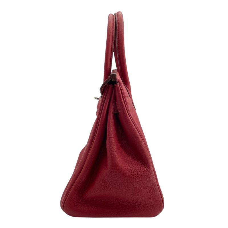HERMES Birkin 30 in Rouge Garanse with Silver Hardware - Iconic Luxury