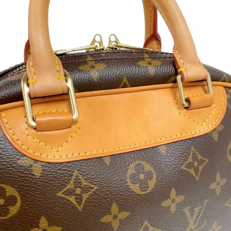 Louis Vuitton Trueville M42228 Monogram Canvas Handbag - Brown & Gold