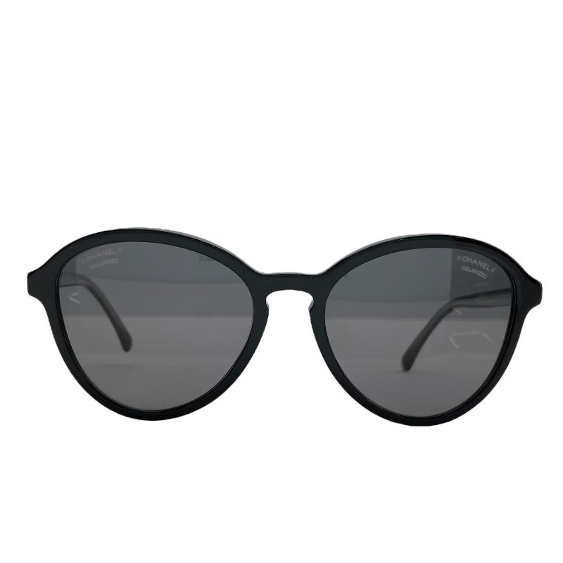 CHANEL Boston Sunglasses 5403-A Black Plastic for Women