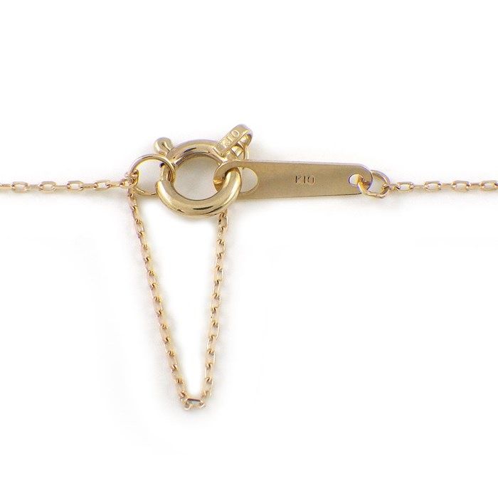 Elegant Green Chalcedony & Diamond Drop Necklace in K10YG