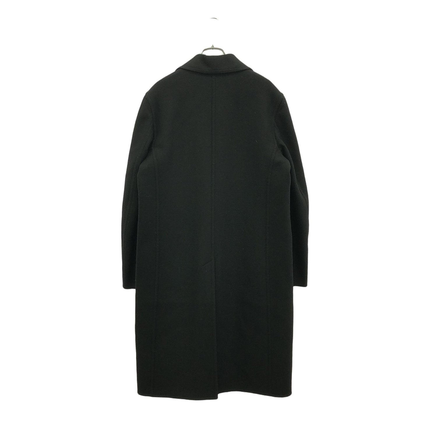 HERMES Black Cashmere Coat - Timeless Elegance