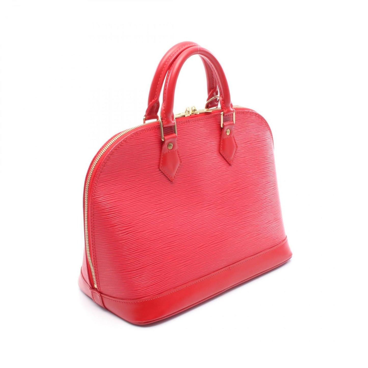 Louis Vuitton Alma Handbag in Castilian Red - Timeless Elegance