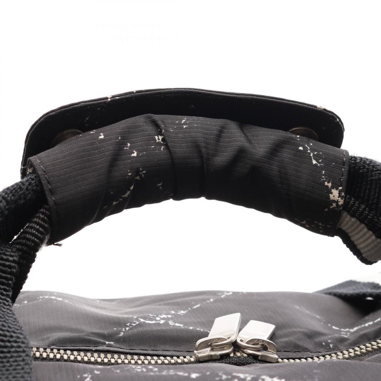 CHANEL Vintage Travel Line Boston Bag - Black Nylon