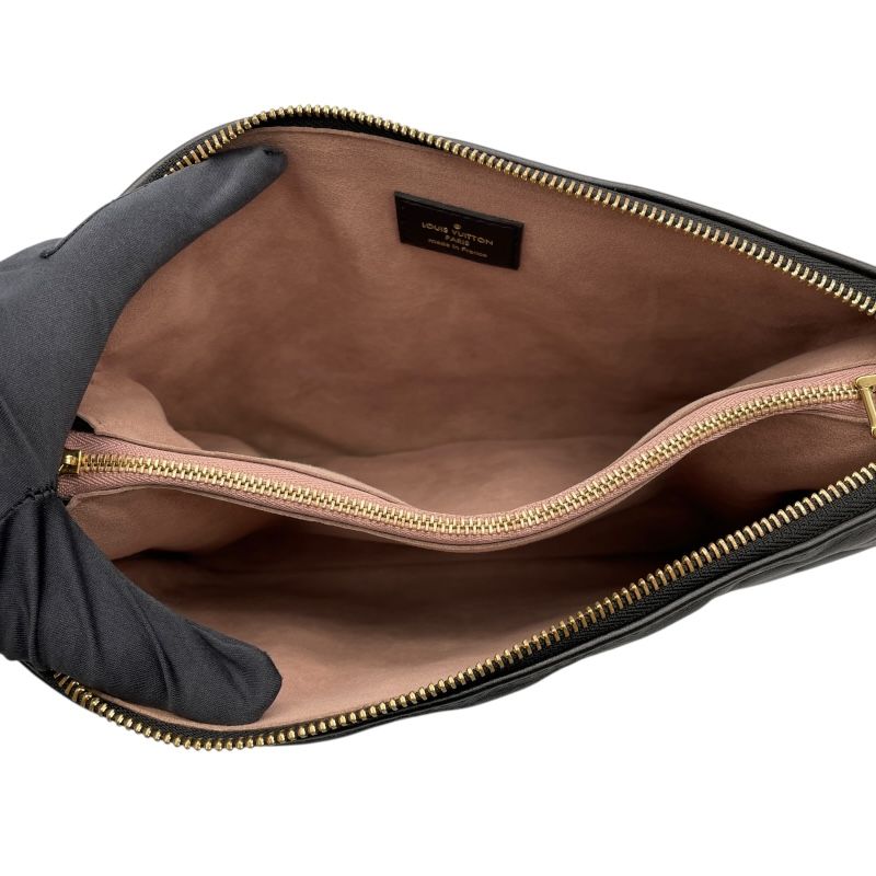 Louis Vuitton Pochette Coussin M57790 Noir Monogram Leather Shoulder Bag