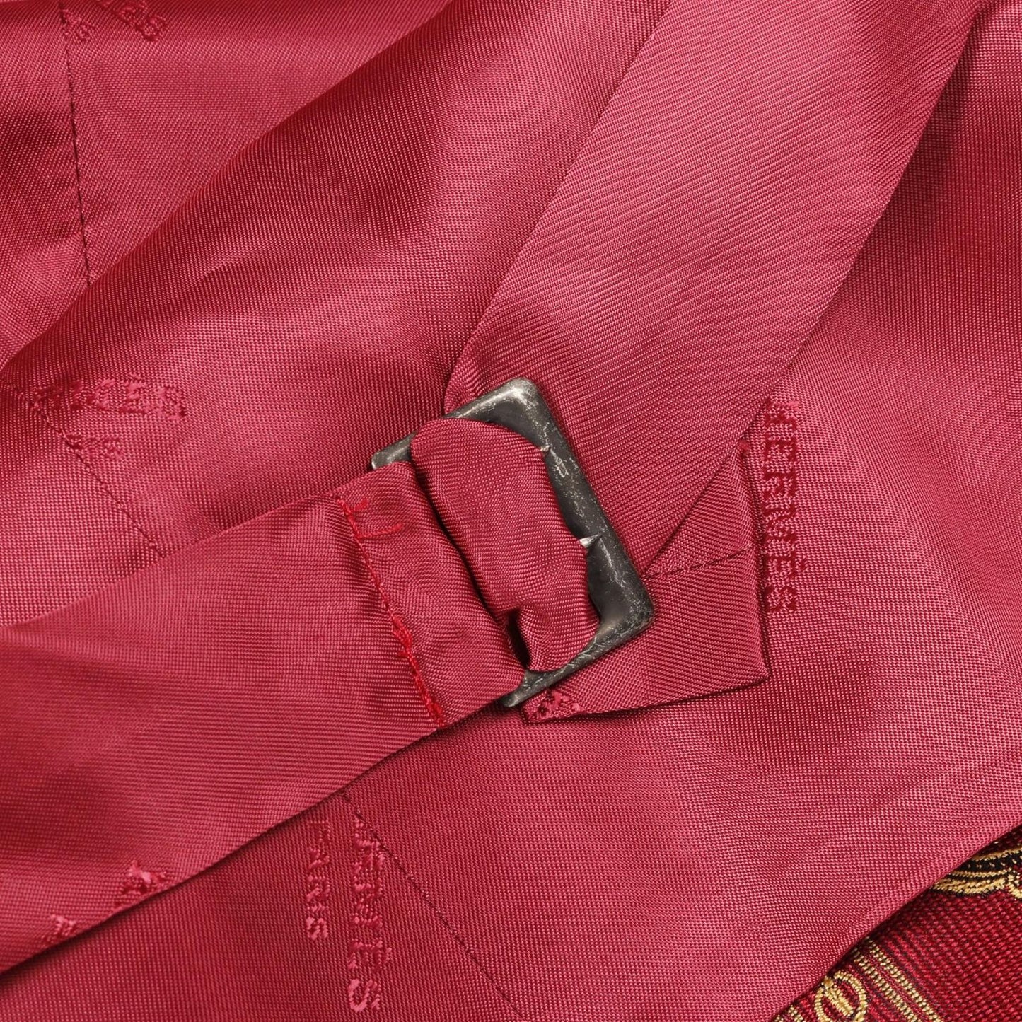 HERMES Silk Vest for Men - Exquisite Red Elegance
