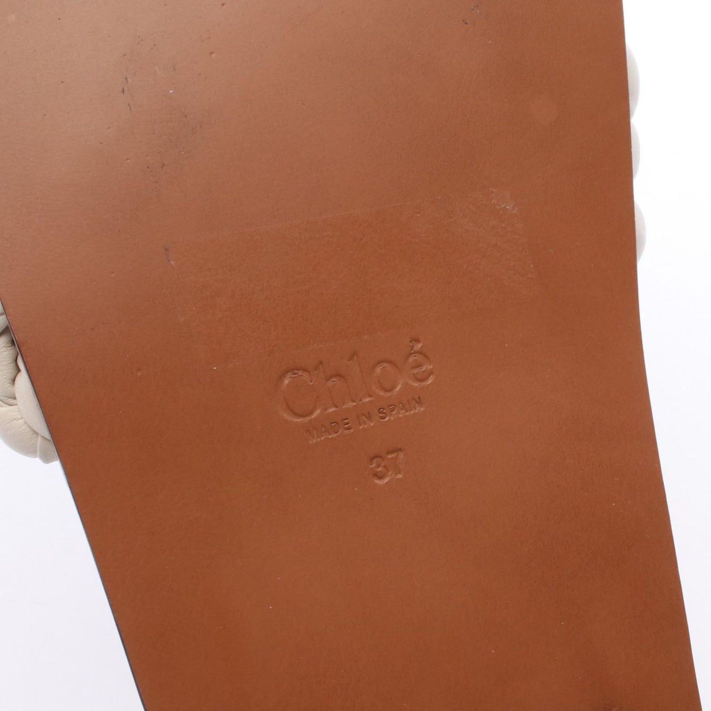 Chloe Woven Leather Sandals - Elegant Ivory Design