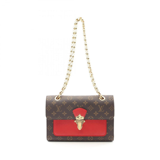 Louis Vuitton Victoire Shoulder Bag in Cherry Red Monogram Canvas