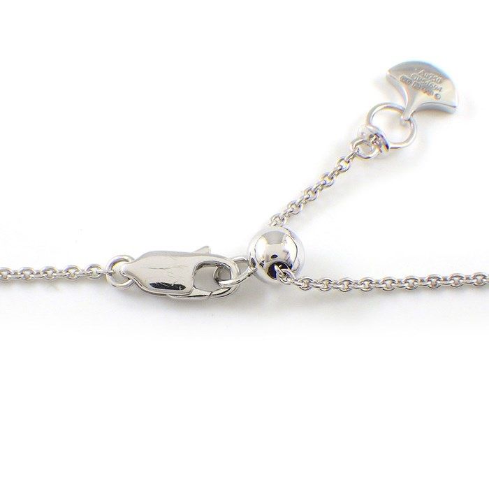 Graff Multi Butterfly Silhouette Necklace in K18WG with Diamonds