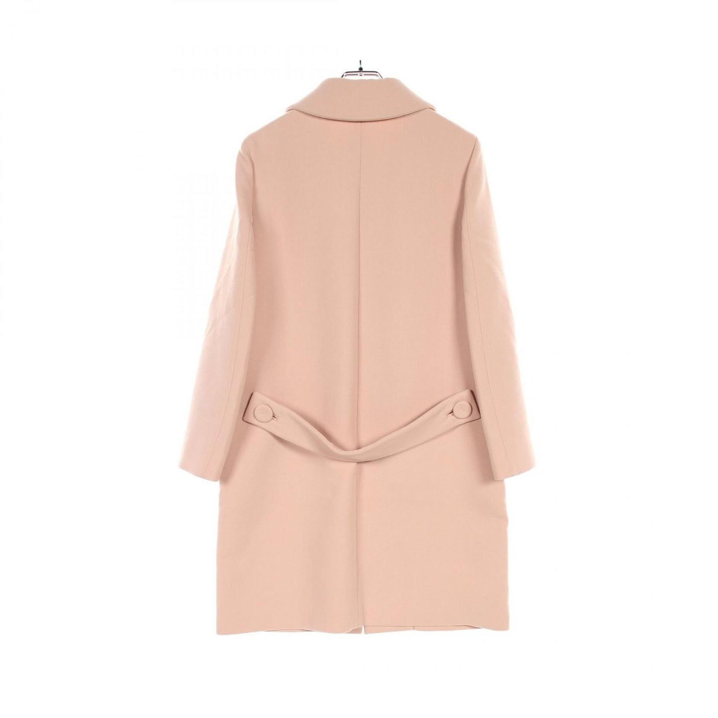 Miu Miu Wool Coat in Elegant Pink - Timeless Luxury