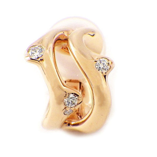 Christian Dior Boîte de Roses Diamond Earrings in K18 Pink Gold