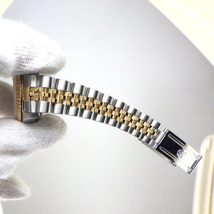 Rolex Datejust 79173 - 2001, Roman Index, White Dial, K18YG & SS