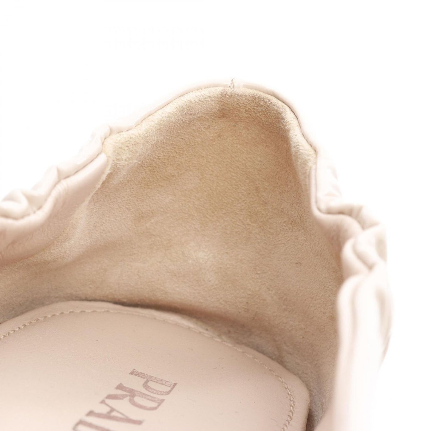 PRADA Pink Patent Leather Ballerina Flats - Size 37.5