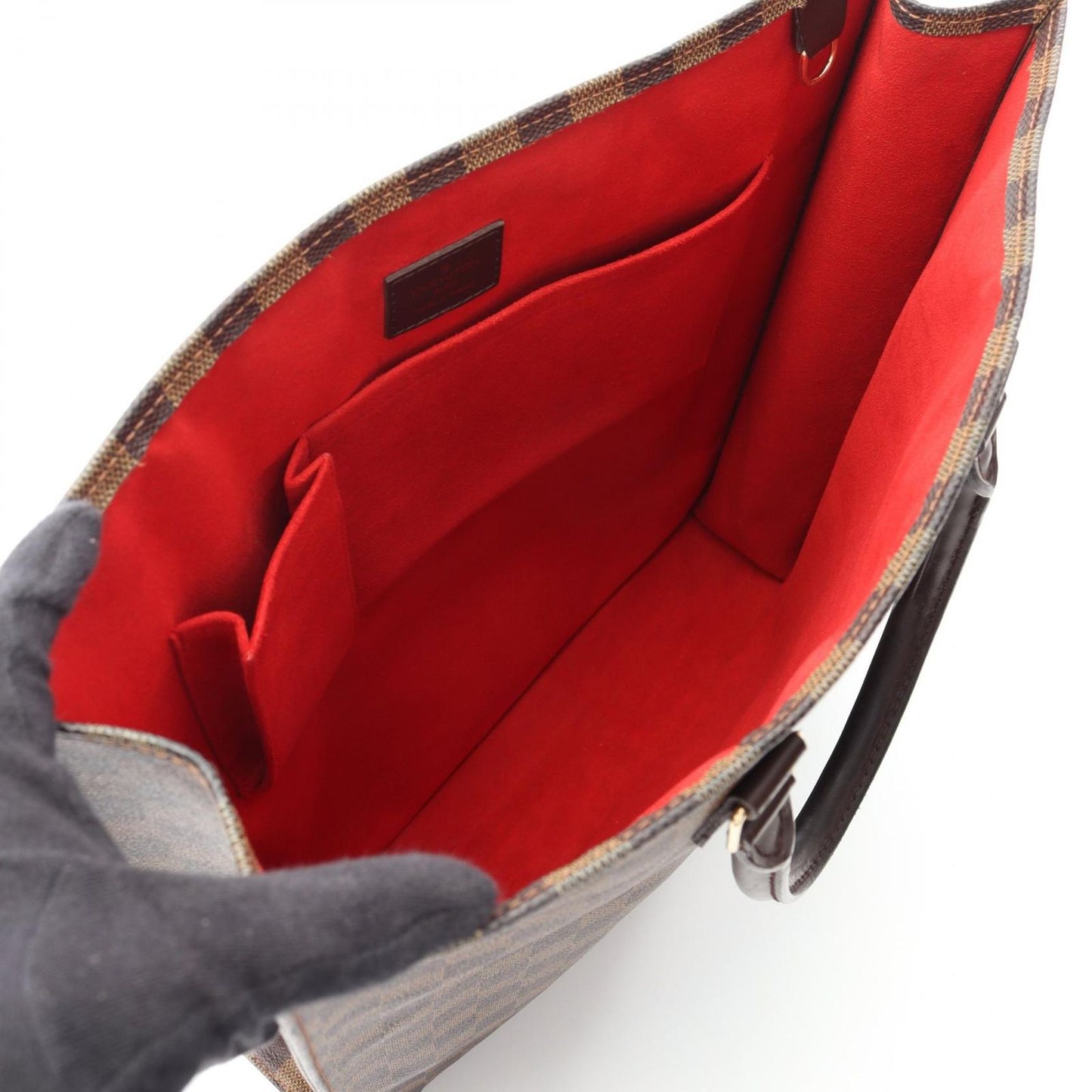 Louis Vuitton Damier Ebene Sac Plat Tote Bag - Timeless Elegance