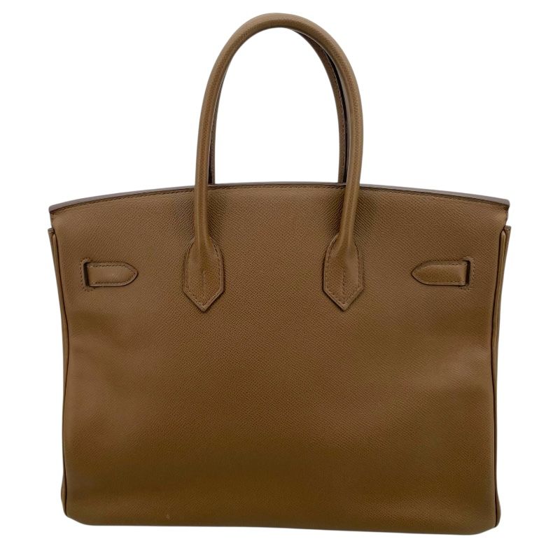 HERMES Birkin 35 Taupe with Silver Hardware - Timeless Elegance