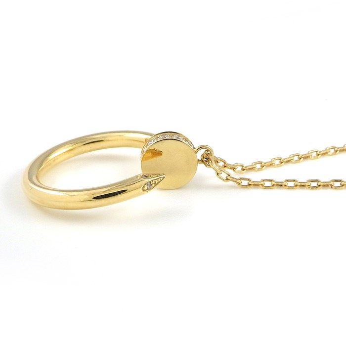 Cartier Juste un Clou Necklace with Diamonds in 18K Yellow Gold
