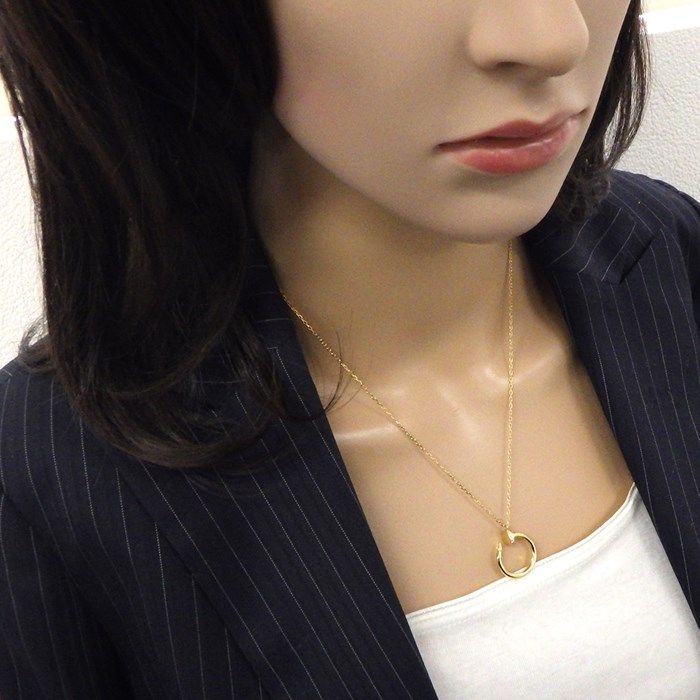 Cartier Juste un Clou Necklace with Diamonds in 18K Yellow Gold