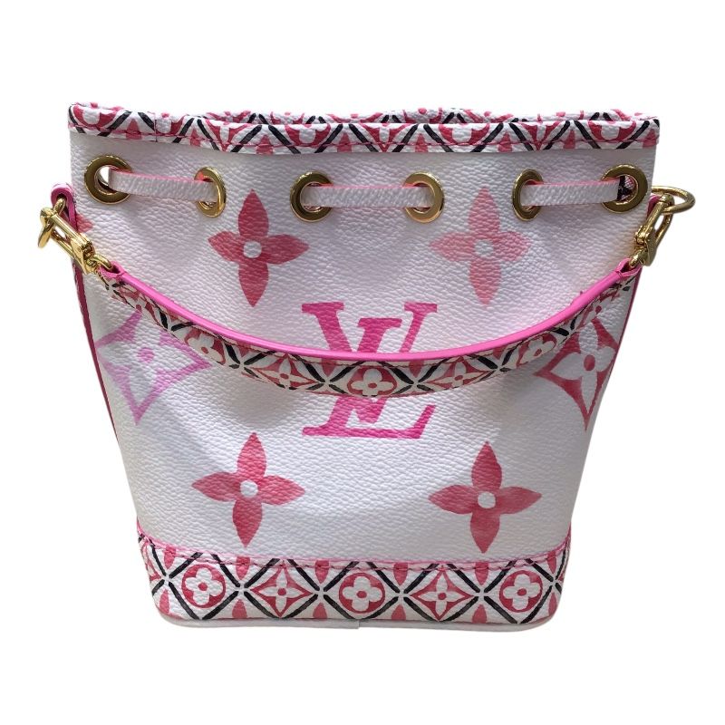 Louis Vuitton Nano Noe Monogram Flower Tile Shoulder Bag