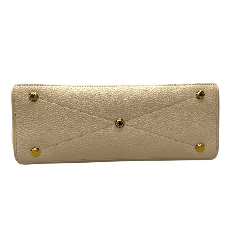 Louis Vuitton Vendôme M23061 Crème Taurillon Leather Shoulder Bag