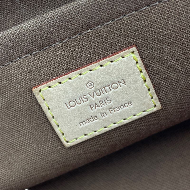 Louis Vuitton Popincourt M40009 Monogram Canvas Handbag - Brown