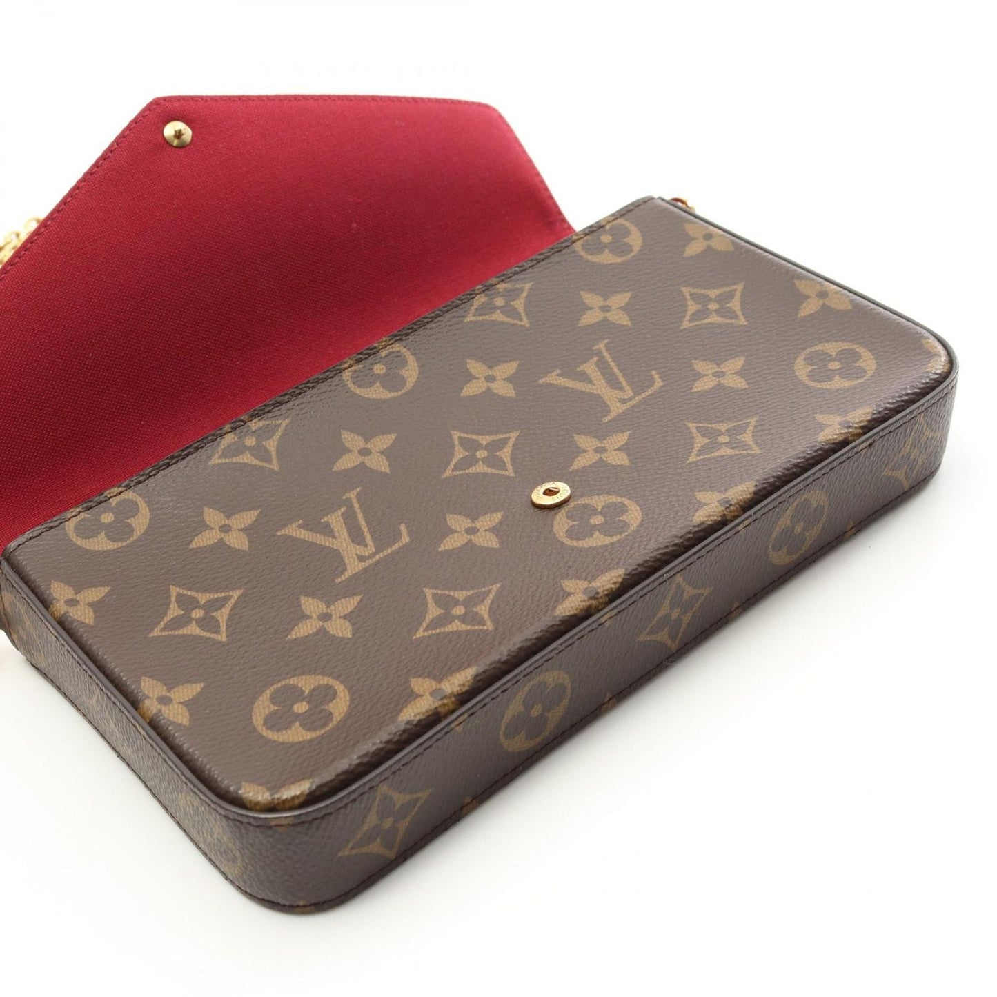 Louis Vuitton Pochette Felicie Shoulder Bag - Fuchsia PVC Canvas