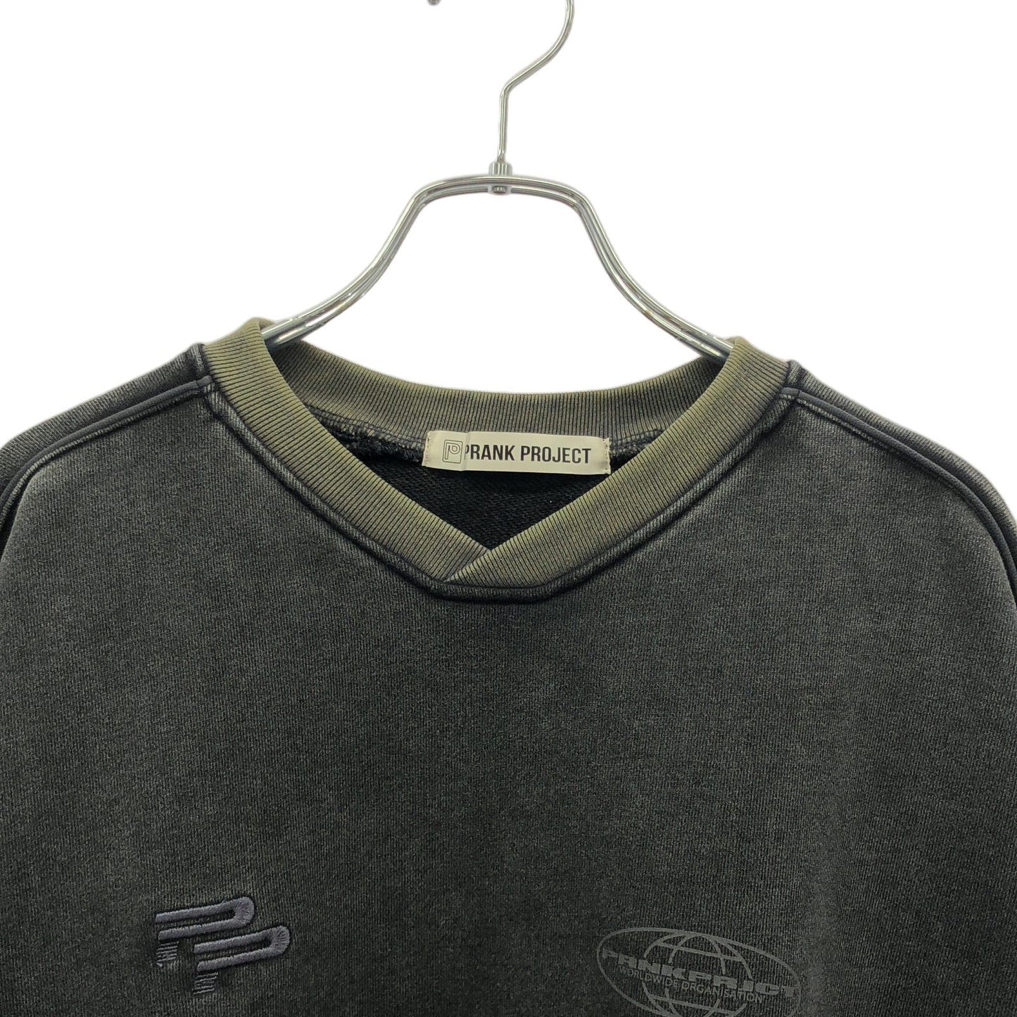 PRANK PROJECT Grey Cotton Sweatshirt - Timeless Comfort