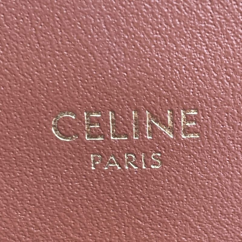 CELINE Claude Shoulder Bag in Brown Triomphe Canvas