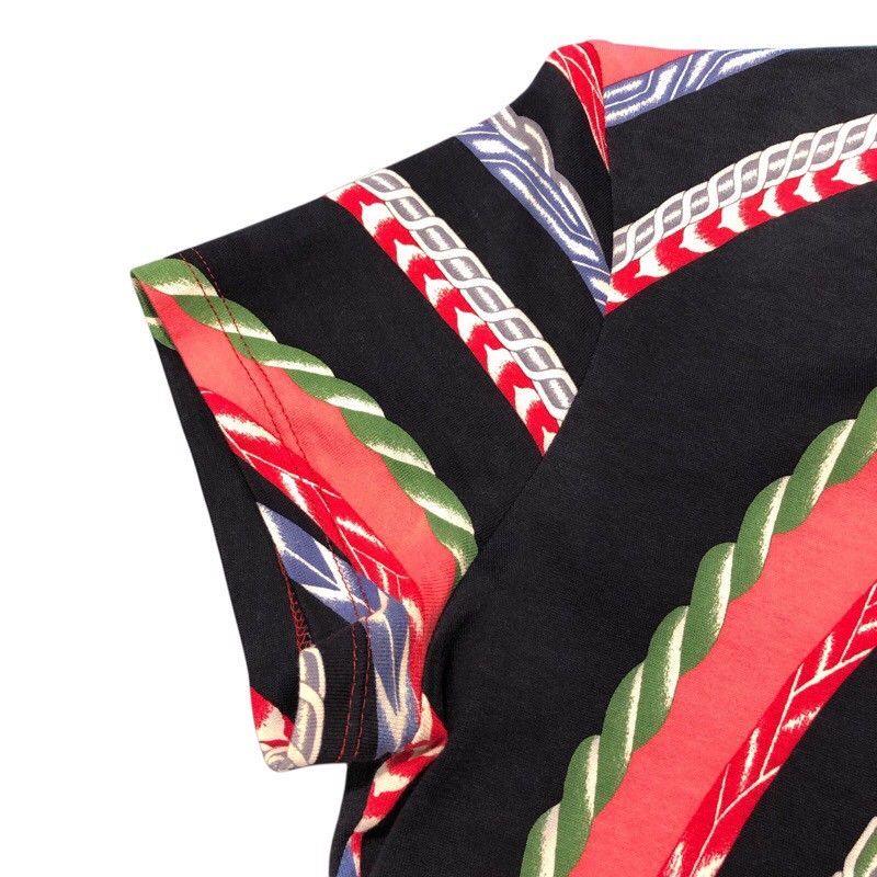 HERMES Signature Pattern Cotton T-Shirt for Women