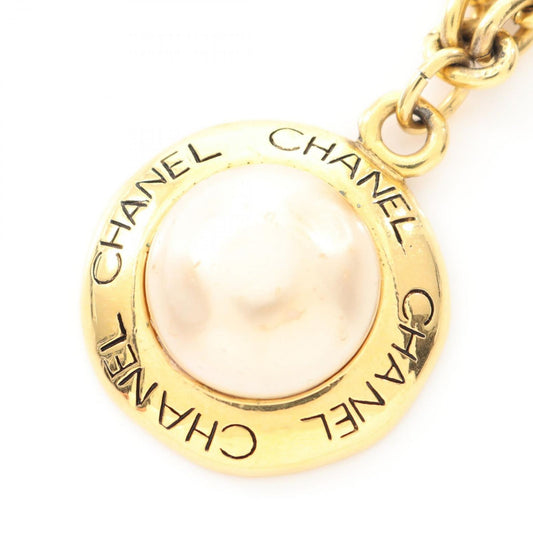 CHANEL Gold-Plated Necklace with Faux Pearls - Timeless Elegance