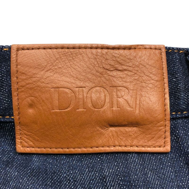 Christian Dior Oblique Denim Pants - Indigo Cotton, Size 34