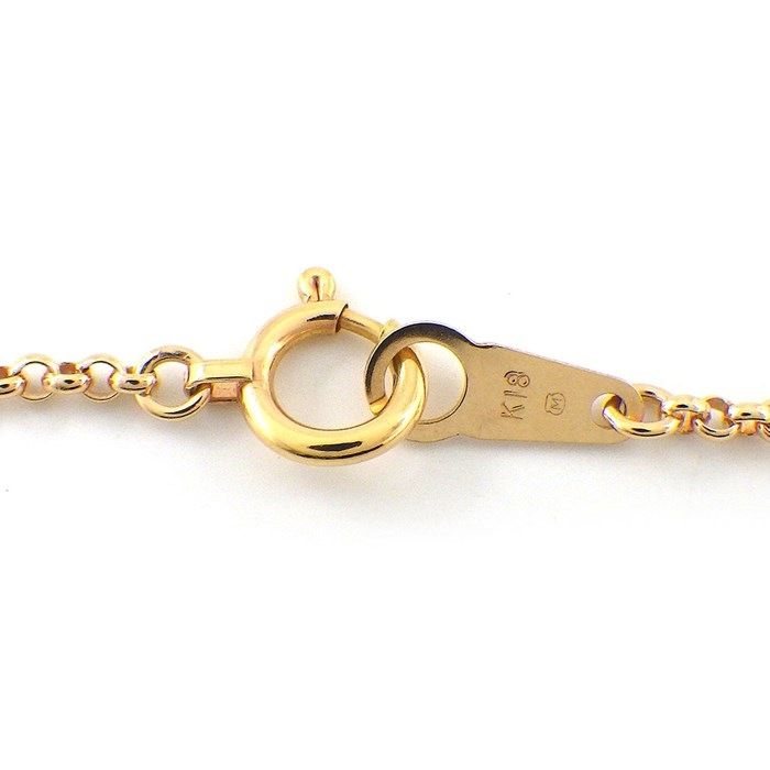 MIKIMOTO Oval Motif Pearl Necklace in K18 Pink Gold - Exquisite Craftsmanship