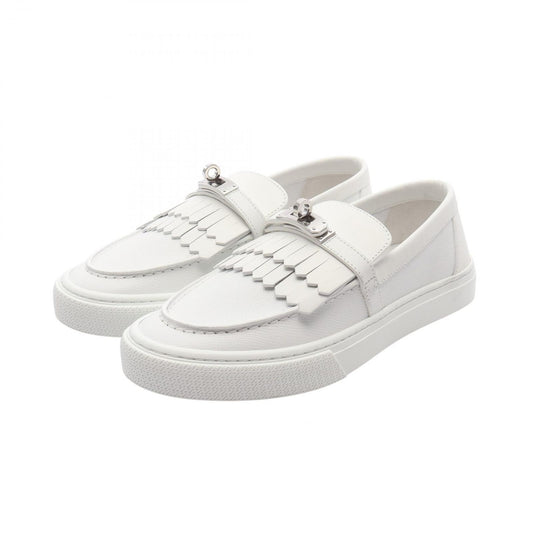 HERMES Game Slip-On Leather Shoes - Pristine Condition, Size 37