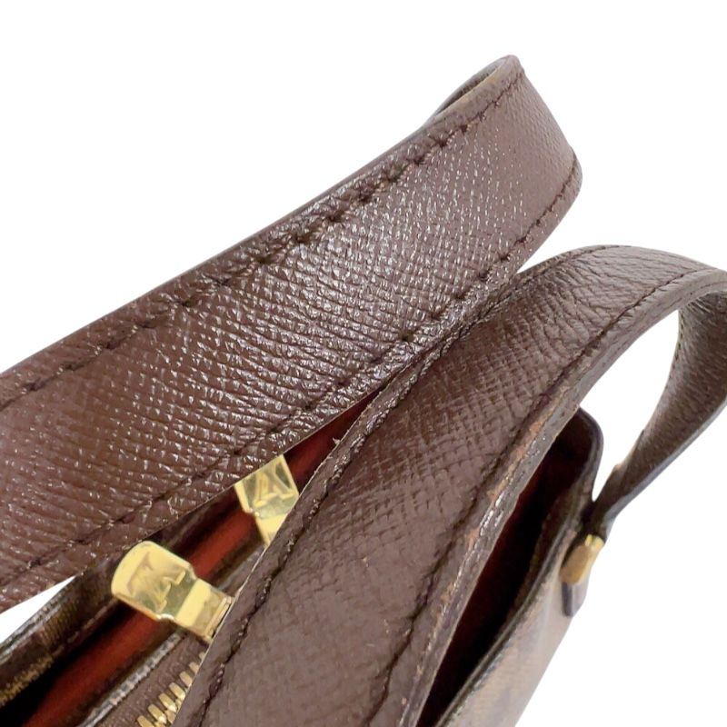 Louis Vuitton Belem PM Handbag - Brown Damier Canvas with Gold Hardware