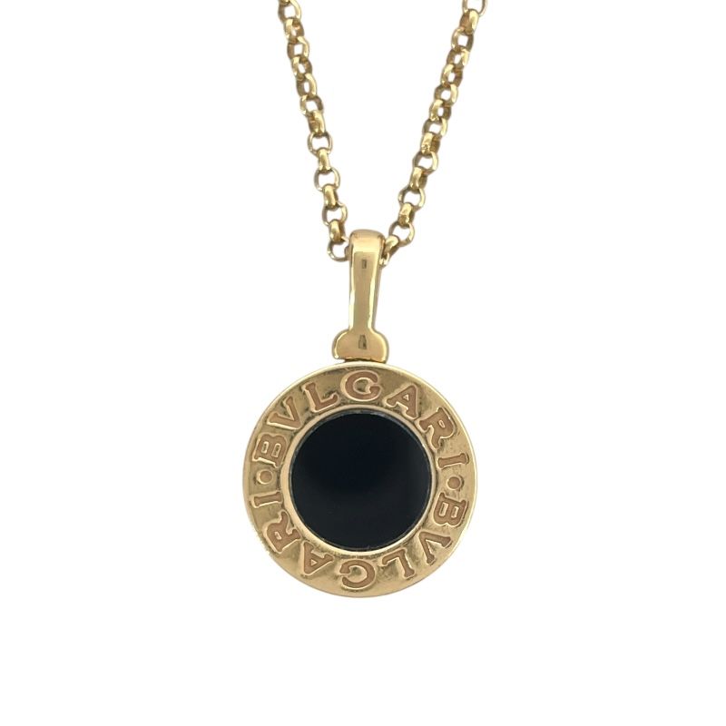 BVLGARI Bvlgari Bvlgari Necklace in 750YG and Onyx - Timeless Elegance