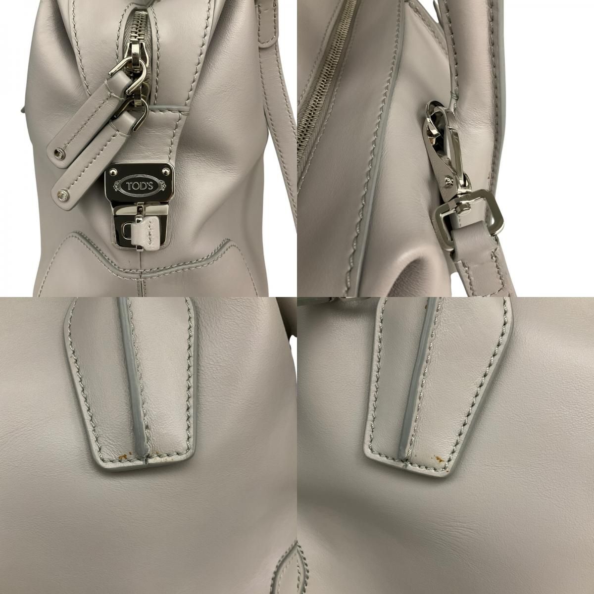 TOD’S D-Styling Bag in Grey Leather - Exquisite Craftsmanship