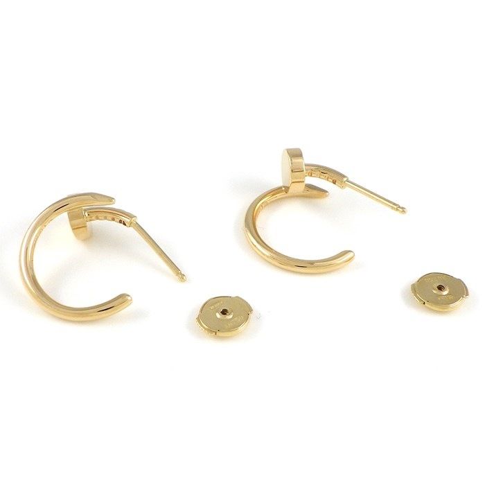 Cartier Juste un Clou Hoop Earrings in 18K Yellow Gold