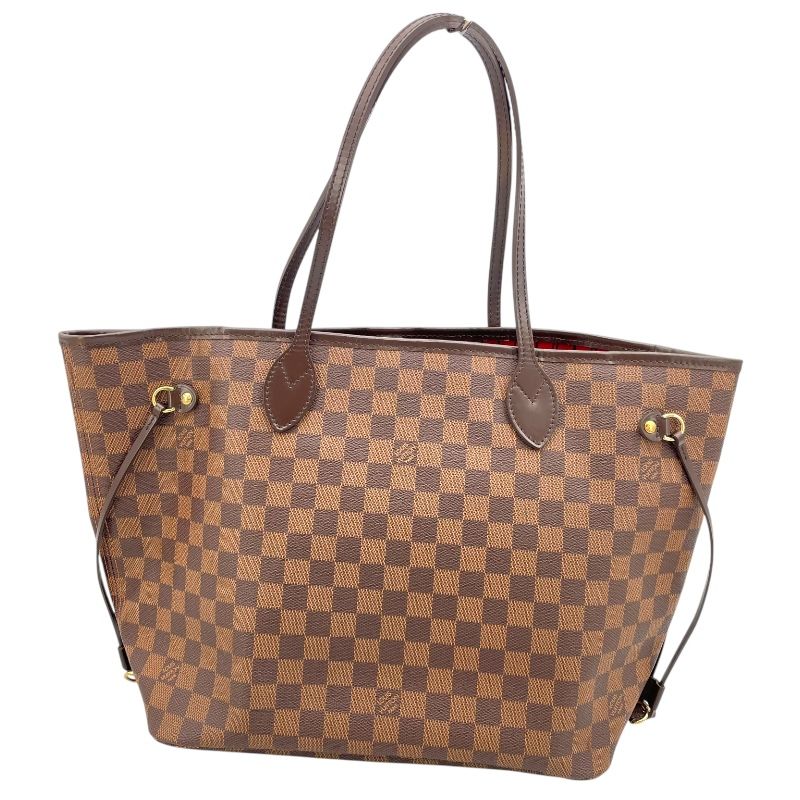 Louis Vuitton Neverfull MM Damier Brown Tote Bag - Timeless Elegance