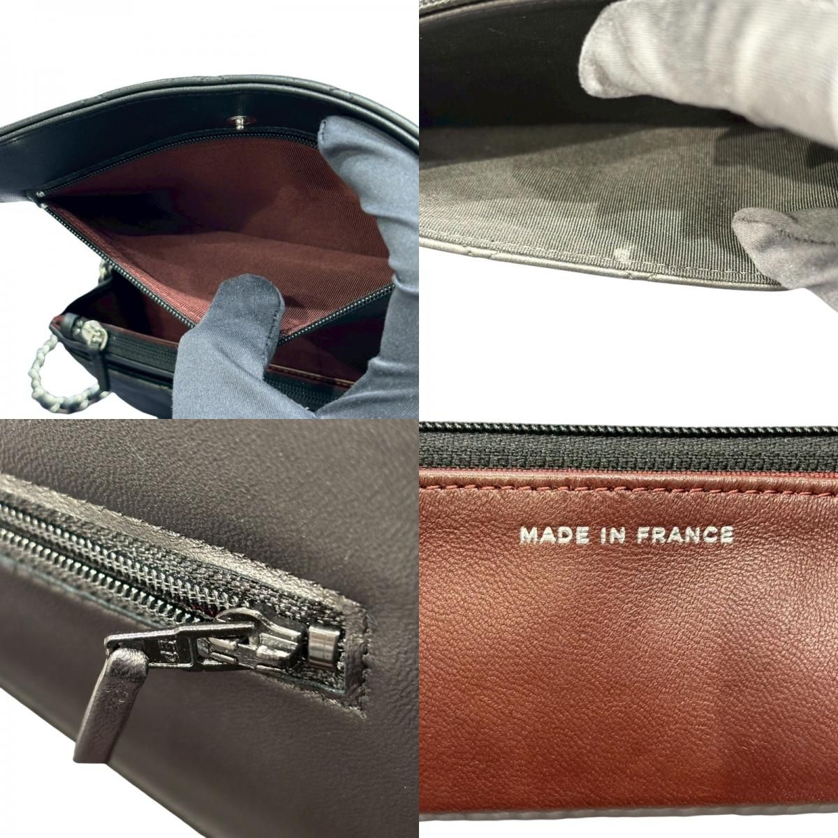 CHANEL Matelassé Chain Bag in Black Calfskin - Timeless Elegance