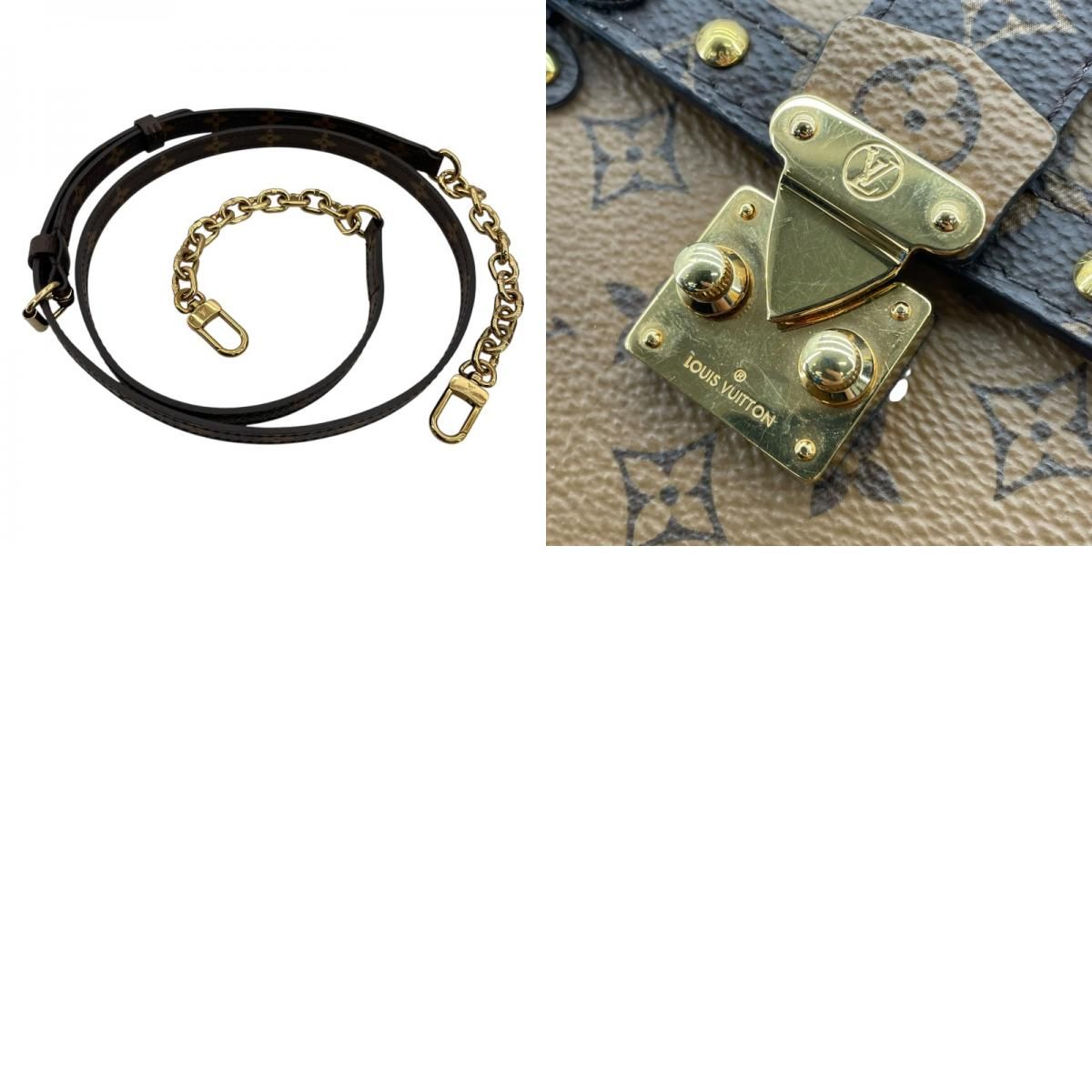 Louis Vuitton Monogram Trunk Vertical Pochette - Unisex Luxury Shoulder Bag