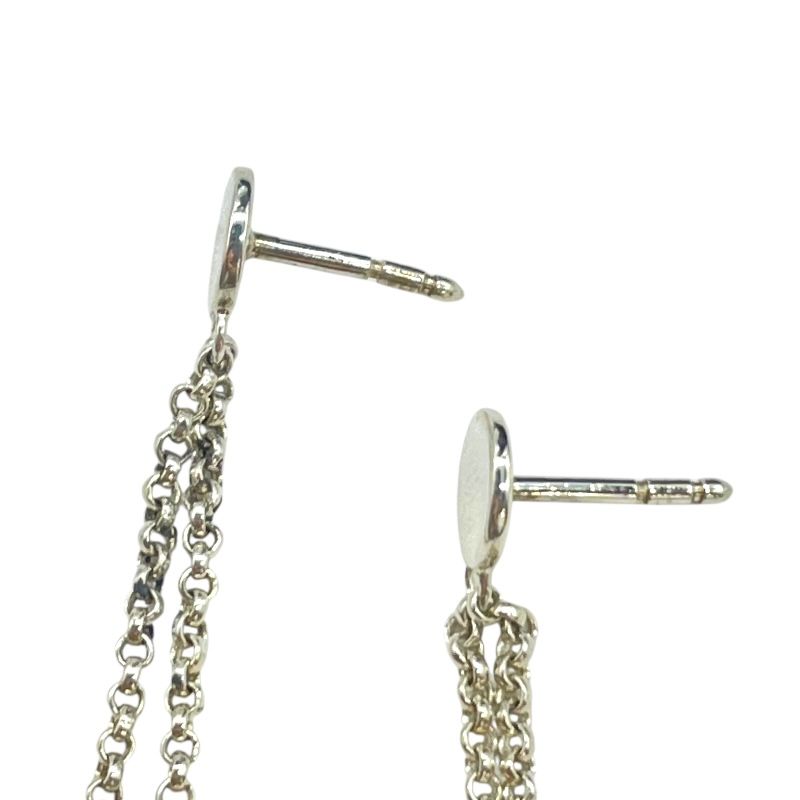 HERMES Ex Libris Silver & Gold Earrings - Timeless Elegance