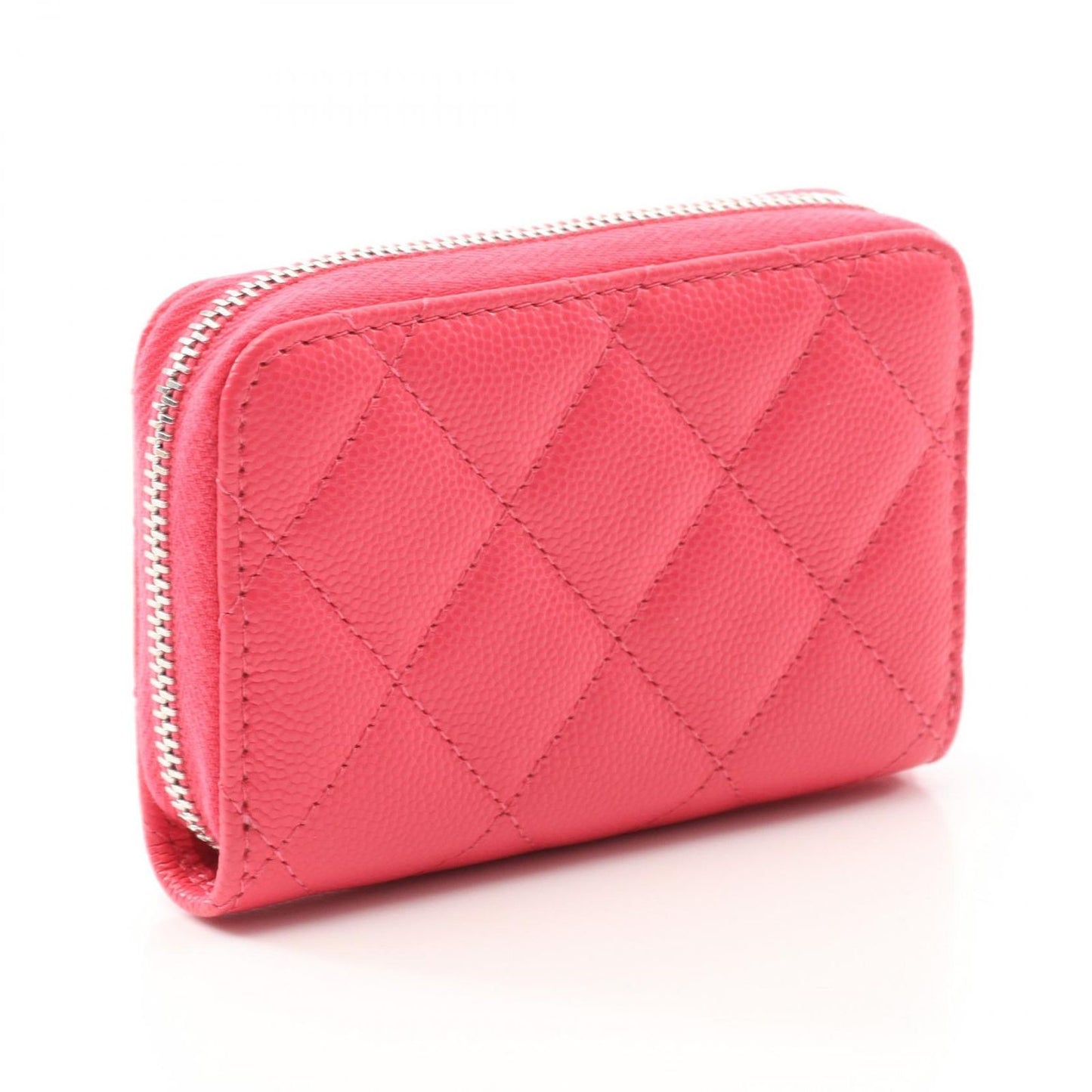CHANEL Matelassé Coin Case in Shocking Pink - Exquisite Craftsmanship