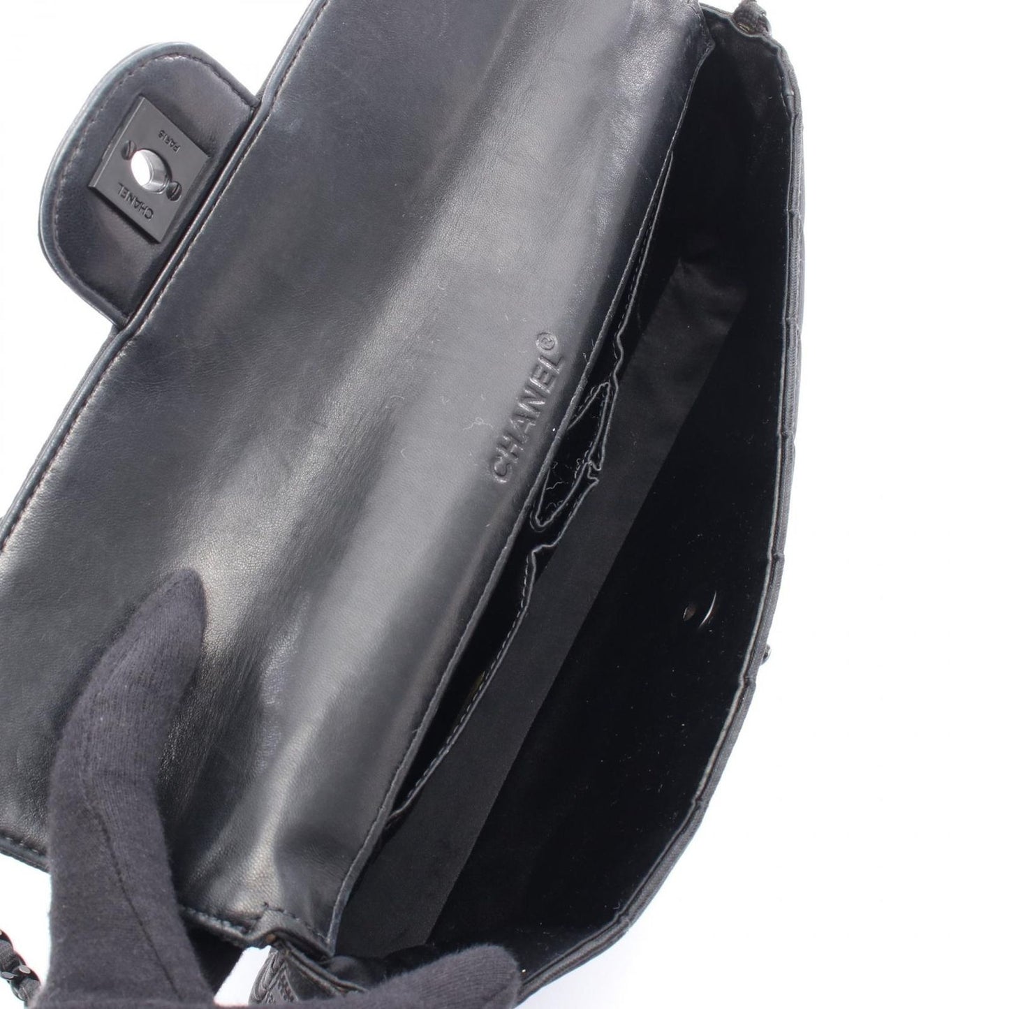 CHANEL New Travel Line Chocolate Bar Shoulder Bag - Black