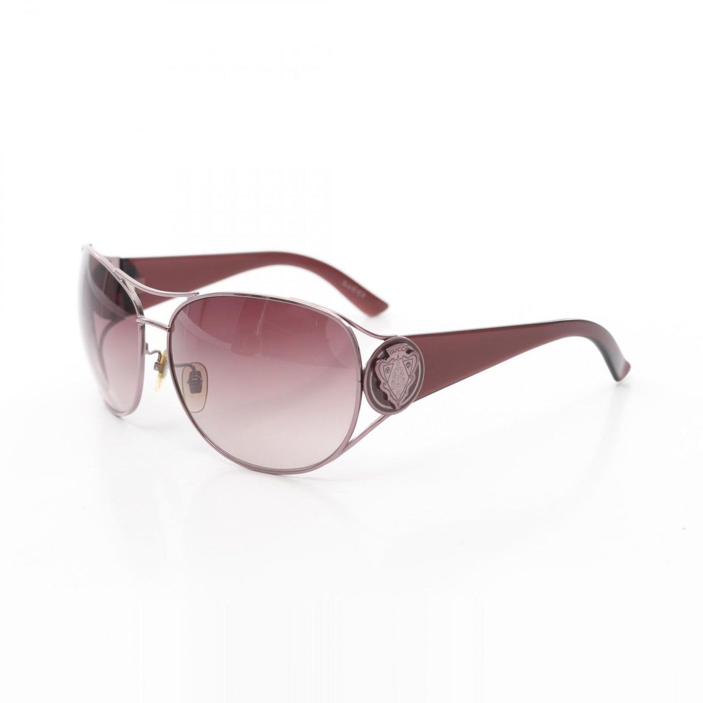 GUCCI Crest GG2835/K/S Sunglasses in Bordeaux - Timeless Elegance