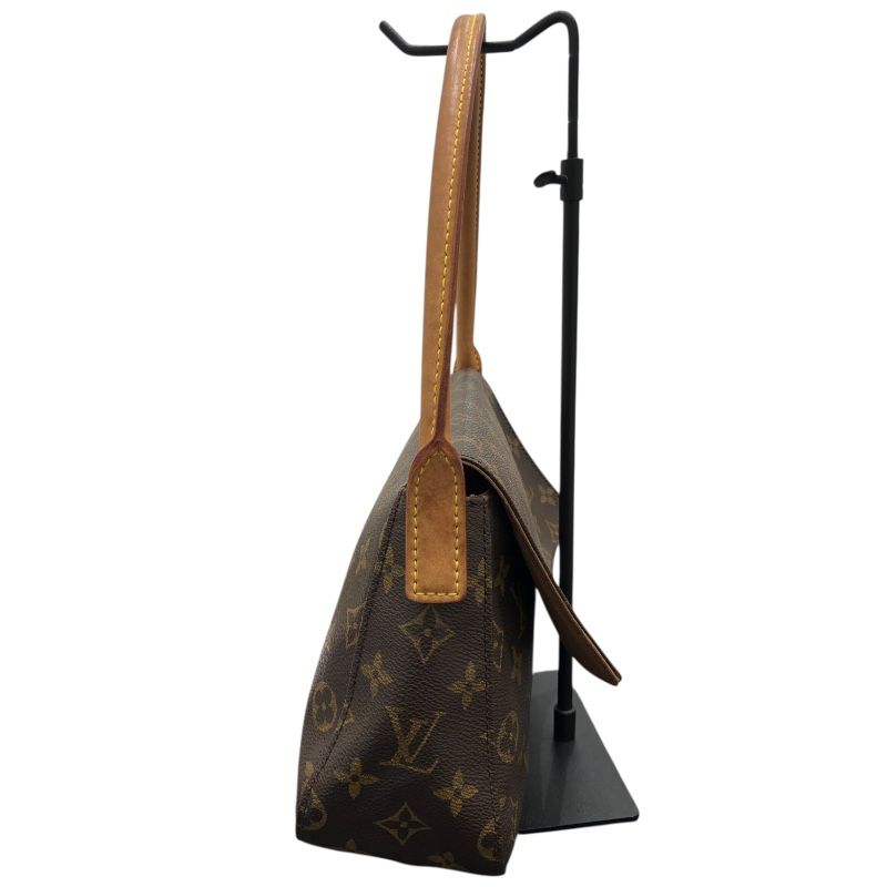Louis Vuitton Mini Looping M51147 Monogram Canvas Handbag - Brown