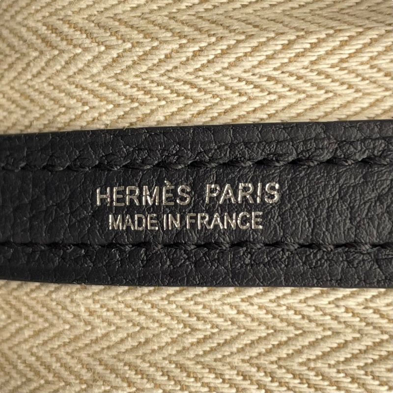 HERMES Garden Party TPM Handbag in Blue Indigo Negonda