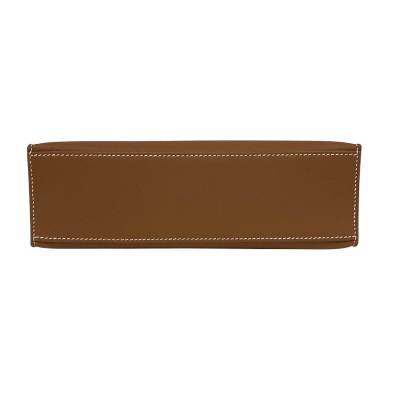 HERMES Kelly Pochette W Stamp (2024) - Gold with Silver Hardware